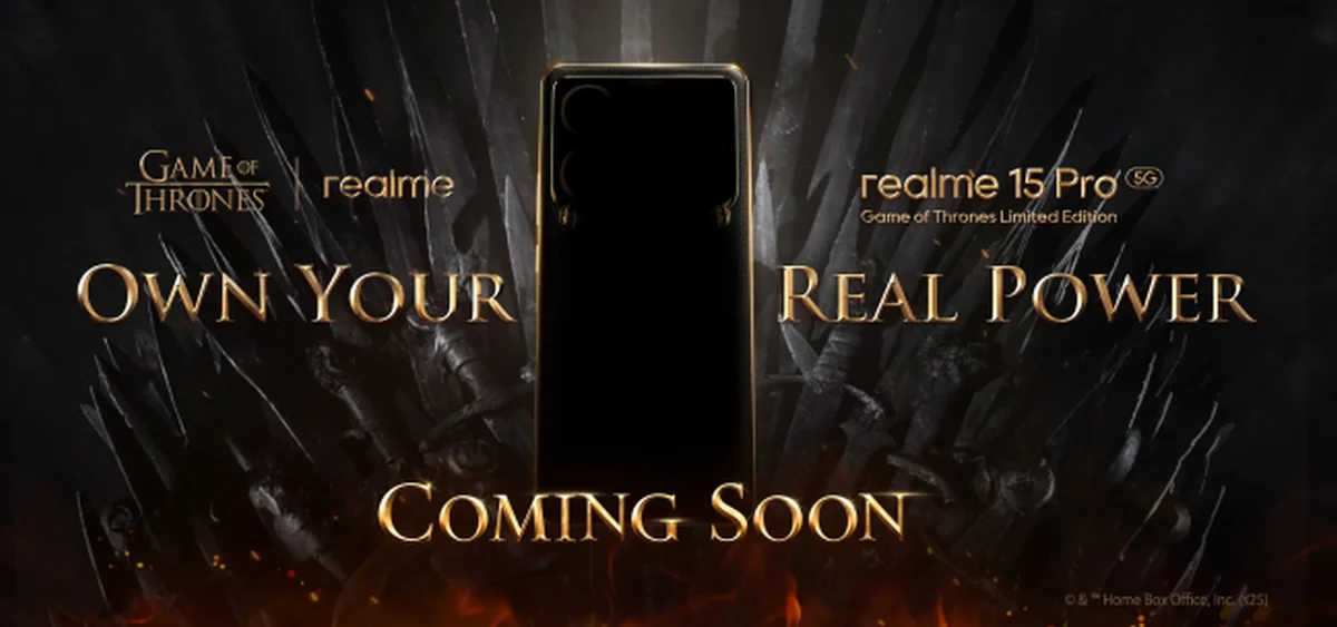 Realme 15 Pro 5G गेम ऑफ थ्रोन्स एडिशन भारत में लॉन्च: कीमत और स्पेसिफिकेशन लीक