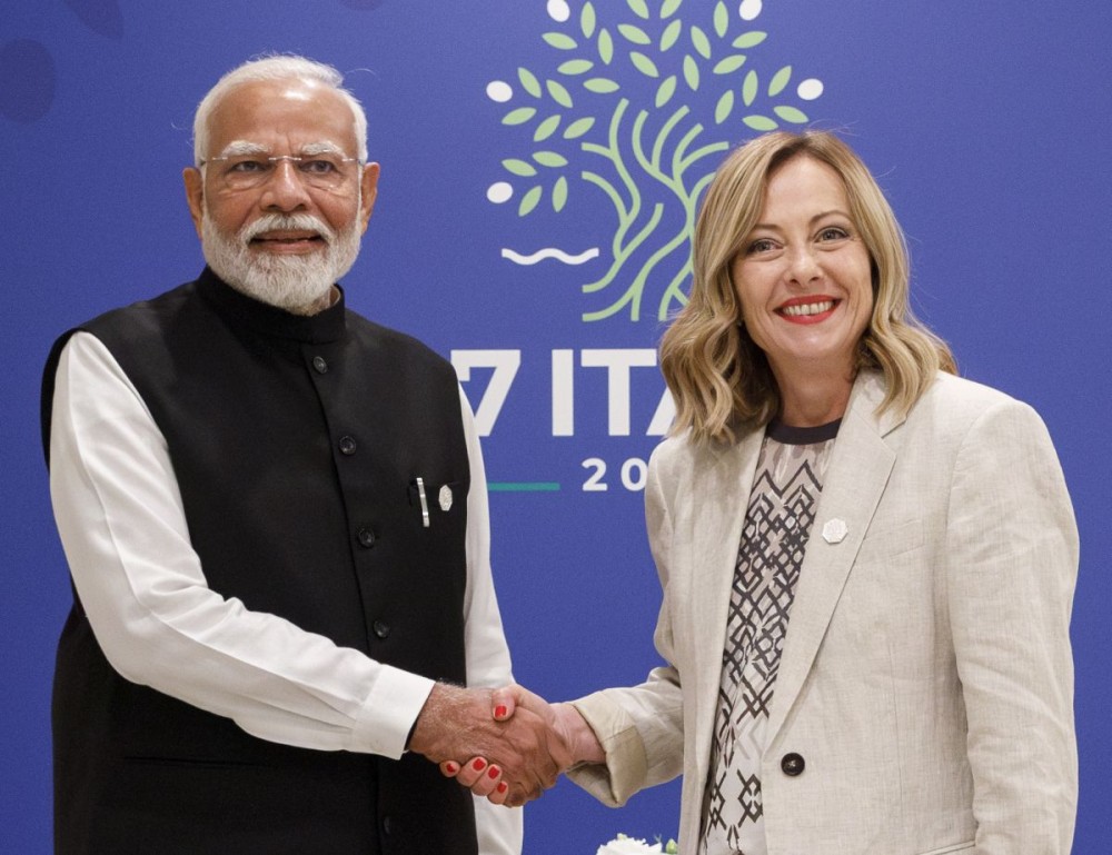 PM Modi Holds Talks with Giorgia Meloni, Emphasizes Strengthening Bilateral Relations