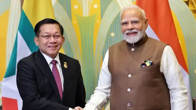 PM Modi holds bilateral talks with Myanmar’s Acting President on SCO sidelines