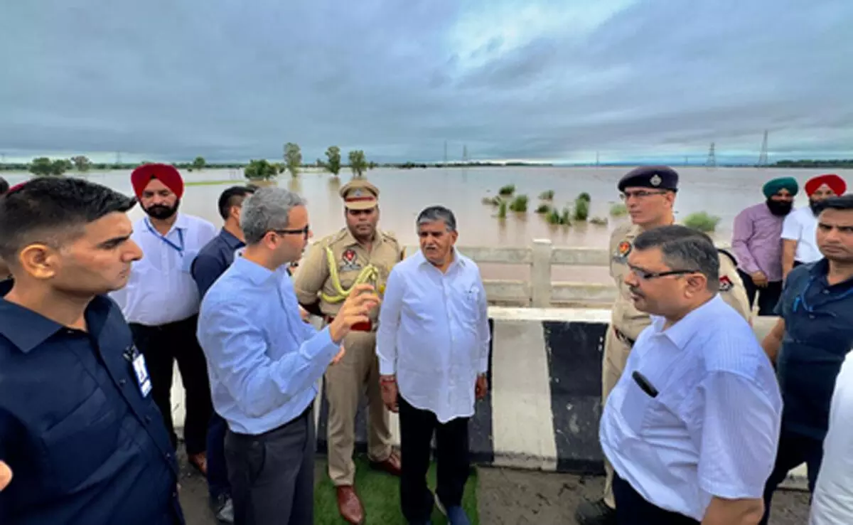 Punjab: Governor Kataria visits flood-ravaged Hoshiarpur, pledges complete support to distressed families