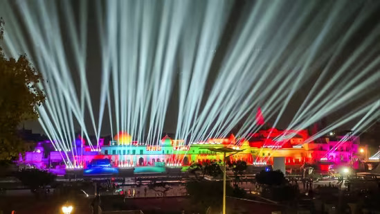 Ayodhya Deepotsav 2025: Grand Illumination with 2.8 Million Lamps and 32-Foot Pushpak Viman