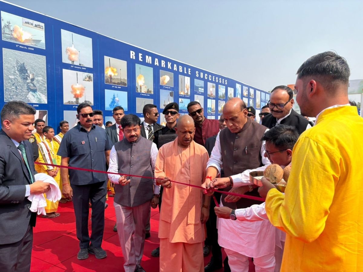 Rajnath Singh, CM Yogi Launch First Batch of BrahMos Missiles from New Lucknow Facility