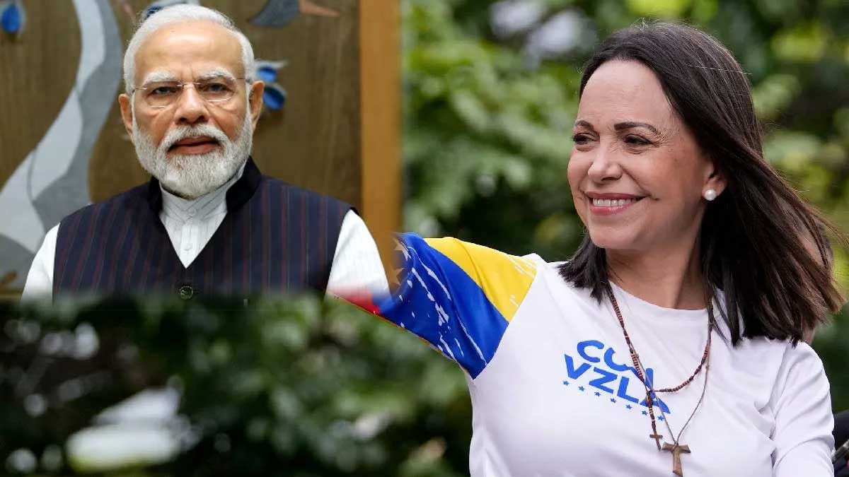 Nobel Winner Maria Machado Praises India, Makes Special Request to PM Modi on Venezuela Democracy