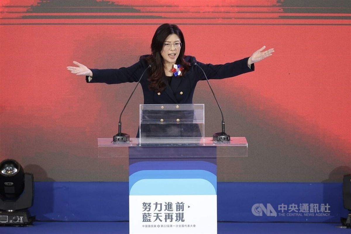 Taiwan’s new opposition leader takes over, warning against risk of China war