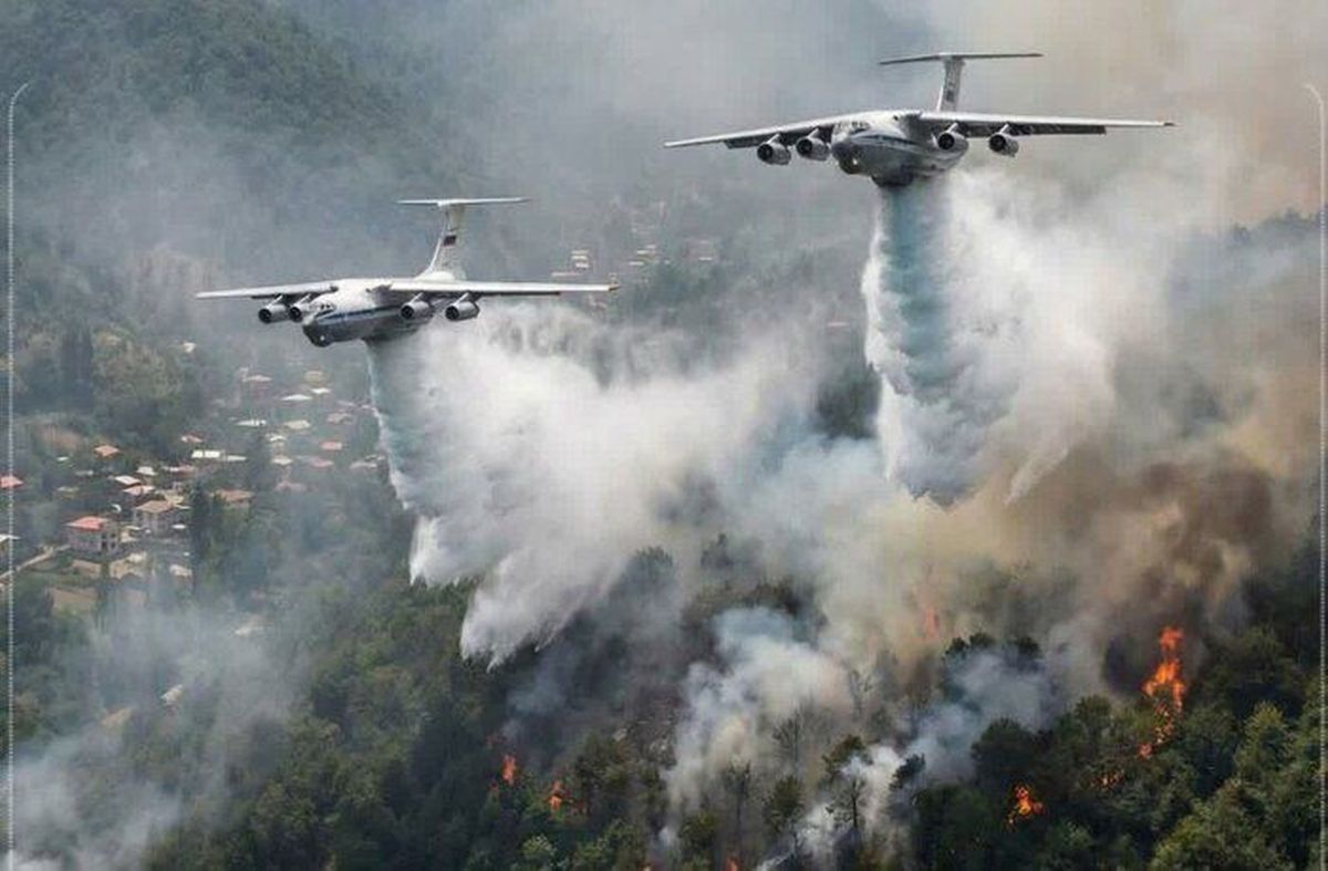 Belarus Offers Support to Extinguish Forest Fire in Iran’s Chalous Region