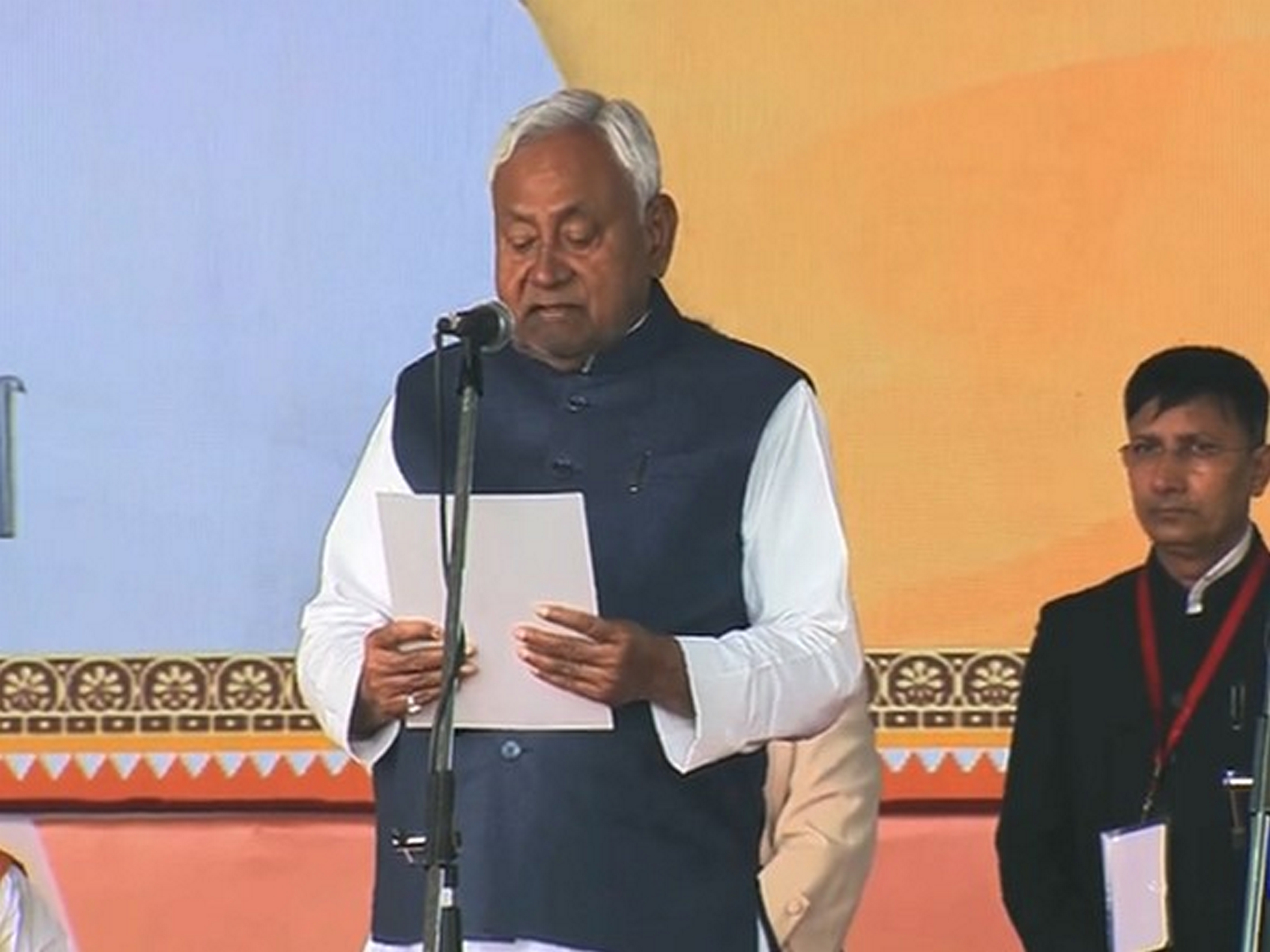 Nitish Kumar Creates History, Takes Oath as Bihar CM for 10th Time