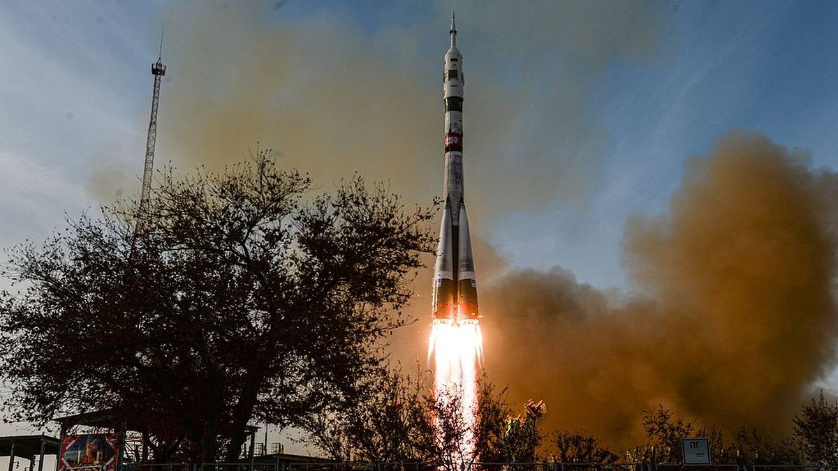 Russia Launches Soyuz MS-28 with Three Crew Members to International Space Station