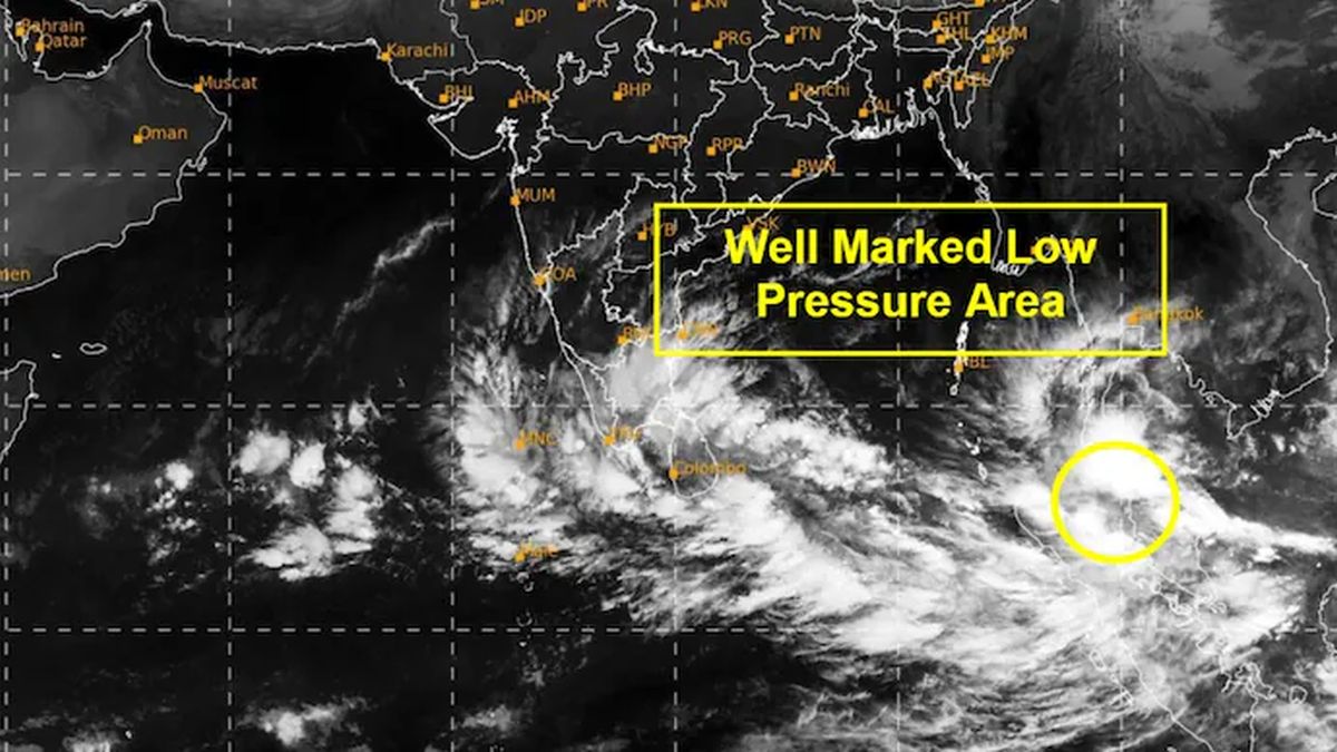 Bay of Bengal Low-Pressure System May Intensify Into ‘Cyclone Senyar’ Soon