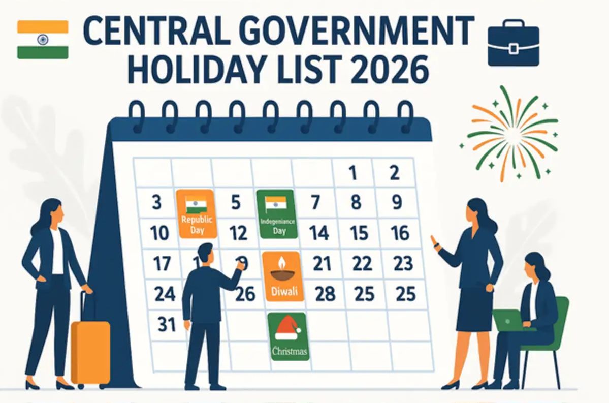 Central Government Releases 2026 Holiday Calendar: How Many Days Off for Employees Next Year?