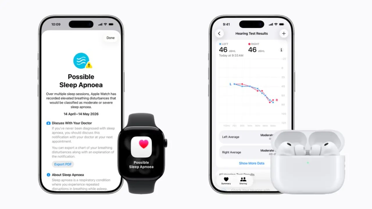 Your Apple Watch Can Now Flag Sleep Apnea And AirPods Pro Can Check Your Hearing