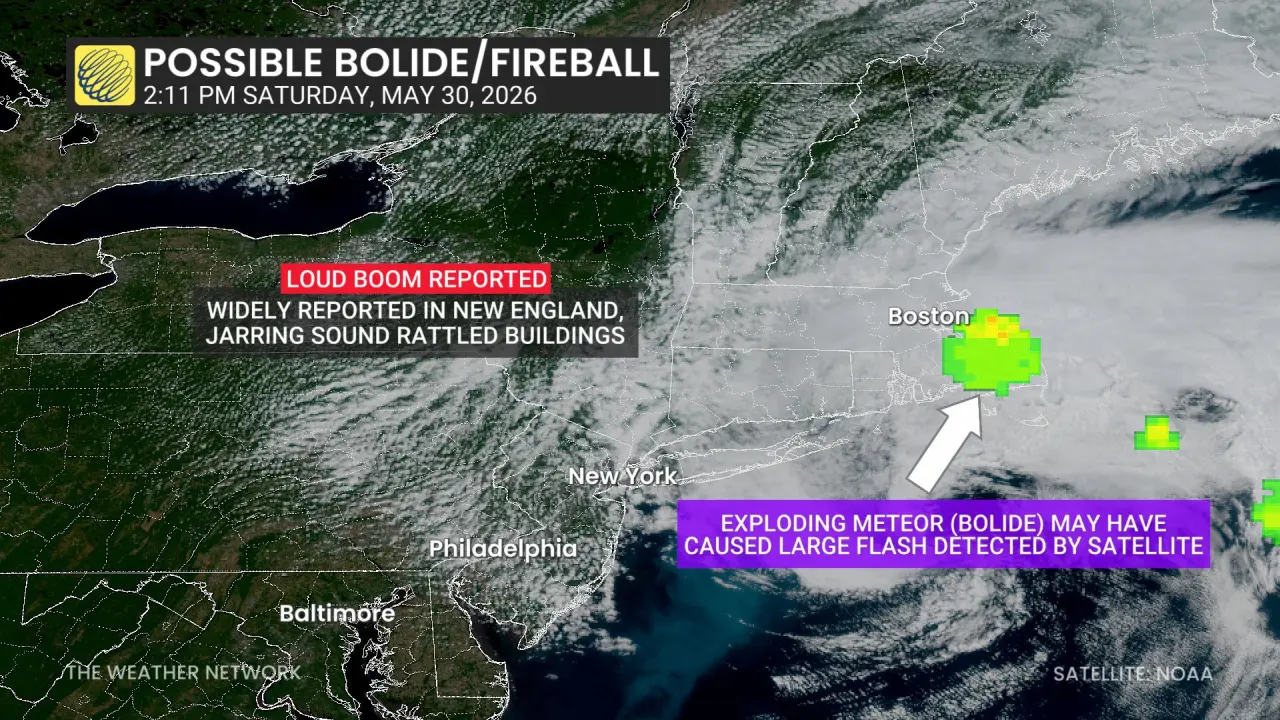 A Loud Boom Rattled Massachusetts And a Meteor Was to Blame