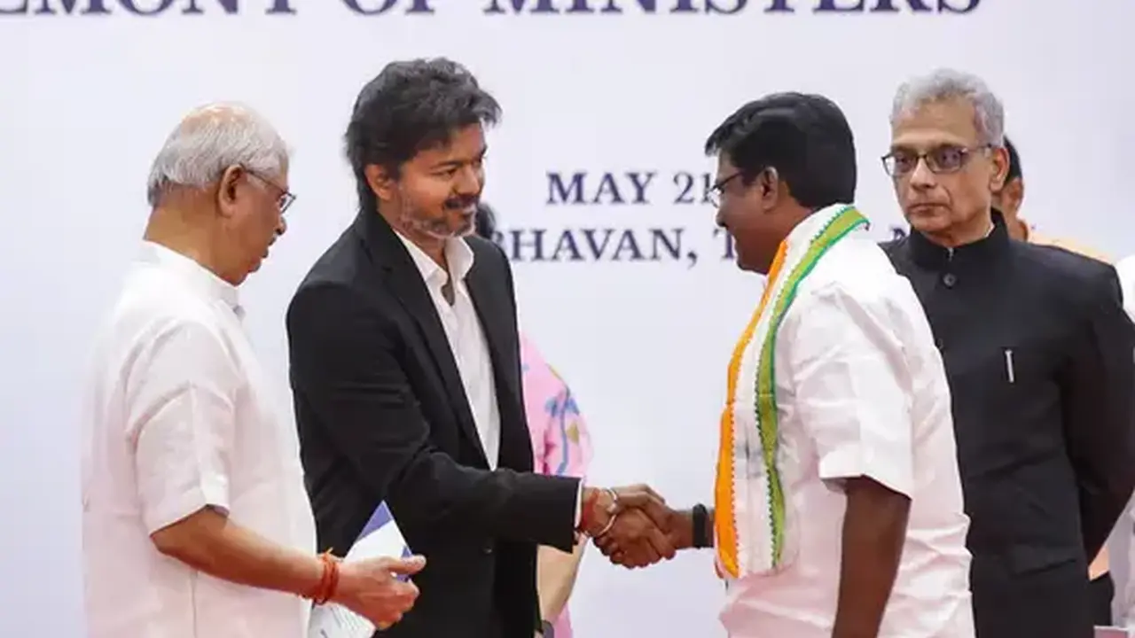 Tamil Nadu CM Vijay Grows Cabinet to 33,  Congress Makes Historic Return to State Government After 59 Long Years