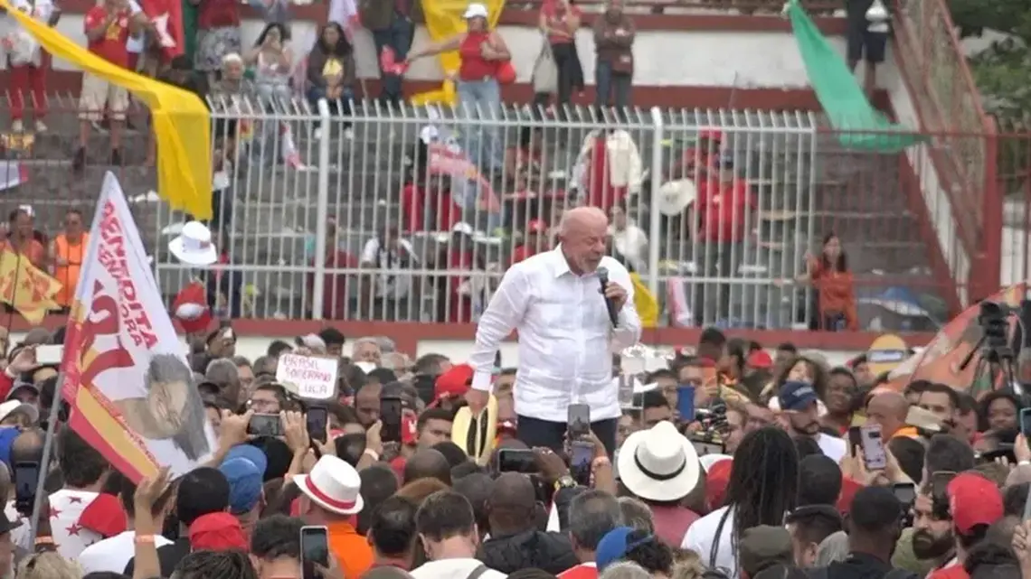 Brazilian Students Hold Lula da Silva Rally in Rio de Janeiro