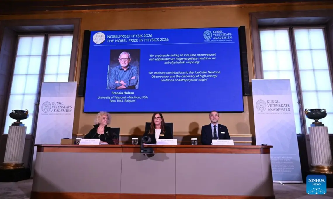 Francis Halzen Receives 2026 Nobel Prize in Physics